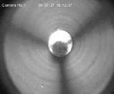 Câmera video da inspeção da perfuração da câmera do Downhole para a correção da retidão