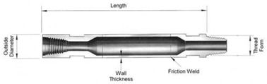 Mayhew rosqueia o diâmetro de Ros de broca 114.3mm com as junções soldadas fricção da ferramenta para a perfuração giratória